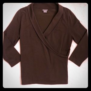 Ann Taylor sweater in chocolate brown